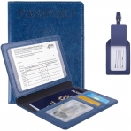 Beanumerous RFID Korumal� Erkek Deri Kartl�k (Mavi)