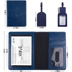 Beanumerous RFID Korumal� Erkek Deri Kartl�k (Mavi)