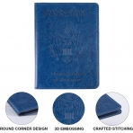 Beanumerous RFID Korumal� Erkek Deri Kartl�k (Mavi)