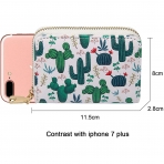 KUKOO RFID Korumal� Kad�n Deri C�zdan (Ye�il)