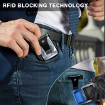 PL RFID Korumal Erkek Karbonfiber Kartlk (Siyah)
