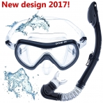 Dive IT Snorkel Mask - Snorkel Set - Scuba Mask with Dry norkel