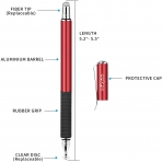 Mixoo Kapasitif Stylus Kalem-Red