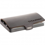 I-CLIP RFID Korumal� Erkek Deri C�zdan (Titanyum)