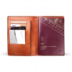 Kasper Maison RFID Korumal Erkek Deri Pasaportluk (Kahverengi)