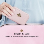 AUNER LEATHER RFID Korumal� Kad�n Deri C�zdan (Pembe)