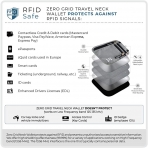 Zero Grid RFID Korumal Nylon Czdan (Gri)