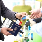 YIXXI RFID Korumal Kadn Deri Pasaportluk (Siyah)