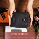 gzcz RFID Korumal� Erkek Deri C�zdan (Siyah)