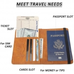 MACCINELO RFID Korumal Deri Pasaportluk(Kahverengi)