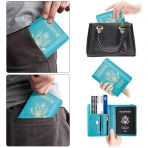 WALNEW RFID Korumal Deri Pasaportluk (Mavi)