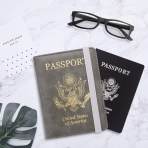WALNEW RFID Korumal Deri Pasaportluk (Gri)
