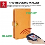 NIIDAYE RFID Korumal Erkek Deri Kartlk (Renkli)(3 Adet)
