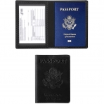 SKYOPEN RFID Korumal Erkek Deri Pasaportluk (Siyah)