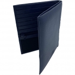 123 Cheap Checks Erkek Deri Pasaportluk (Mavi)