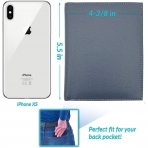 123 Cheap Checks Erkek Deri Pasaportluk (Gri)