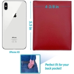 123 Cheap Checks RFID Korumal� Erkek Deri C�zdan (K�rm�z�)