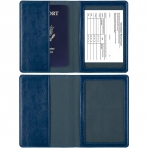 HOTLLR RFID Korumal Erkek Deri Czdan (Siyah/Mavi) (2 Adet)