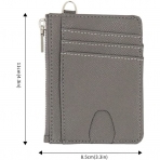 Handwork Secret RFID Korumal Erkek Deri Czdan (Gri)