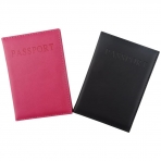 HONBAY Deri Pasaportluk(Pembe/Siyah)