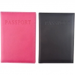 HONBAY Deri Pasaportluk(Pembe/Siyah)