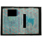 HONBAY Deri Pasaportluk(Ye�il/Mavi)
