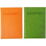 HONBAY Deri Pasaportluk(Turuncu/Ye�il)