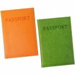 HONBAY Deri Pasaportluk(Turuncu/Ye�il)