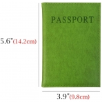 HONBAY Deri Pasaportluk(Turuncu/Ye�il)