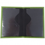 HONBAY Deri Pasaportluk(Turuncu/Ye�il)