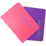 HONBAY Deri Pasaportluk(Pembe/Mor)