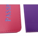 HONBAY Deri Pasaportluk(Pembe/Mor)