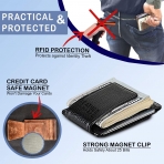 Leather Centric  RFID Korumal Deri Kartlk(Siyah)