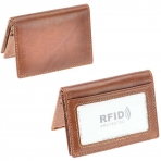 HAWEE RFID Korumal Erkek Deri Czdan (Kahverengi)