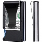 LEXTURE RFID Korumal� Erkek Al�minyum Kartl�k(Siyah)