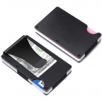 LEXTURE RFID Korumal� Erkek Al�minyum Kartl�k(Siyah)