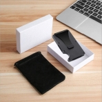 LEXTURE RFID Korumal� Erkek Al�minyum Kartl�k(Siyah)