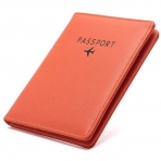 BAKUN RFID Korumal� Kad�n Deri Pasaportluk (Turuncu)