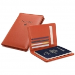 BAKUN RFID Korumal� Kad�n Deri Pasaportluk (Turuncu)