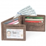 BULL GUARD RFID Korumal� Erkek Deri C�zdan (Kahverengi)