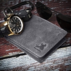 BULL GUARD RFID Korumal� Erkek Deri C�zdan (Kahverengi)