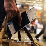 Generic  RFID Korumal Erkek Deri Pasaportluk (Krmz)