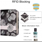 WALNEW RFID Korumal Deri Pasaportluk (Siyah)