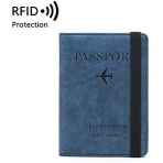 NC RFID Korumal Deri Pasaportluk(Mavi)
