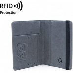 NC RFID Korumal Deri Pasaportluk(Gri)
