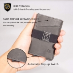 ManChDa RFID Korumal Erkek Alminyum Kartlk(Gri)