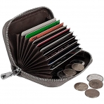 AGBIADD RFID Korumal� Kad�n Deri C�zdan (Gri)