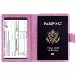 AGBIADD Kadn Deri Pasaportluk(Pembe)
