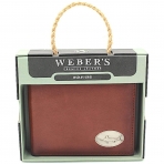 WEBER'S PREMIER LEATHER RFID Korumal Deri Czdan (Brown)