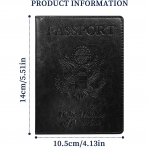 Sambois Deri Pasaportluk(2 Adet)(Kahverengi/Lacivert)
